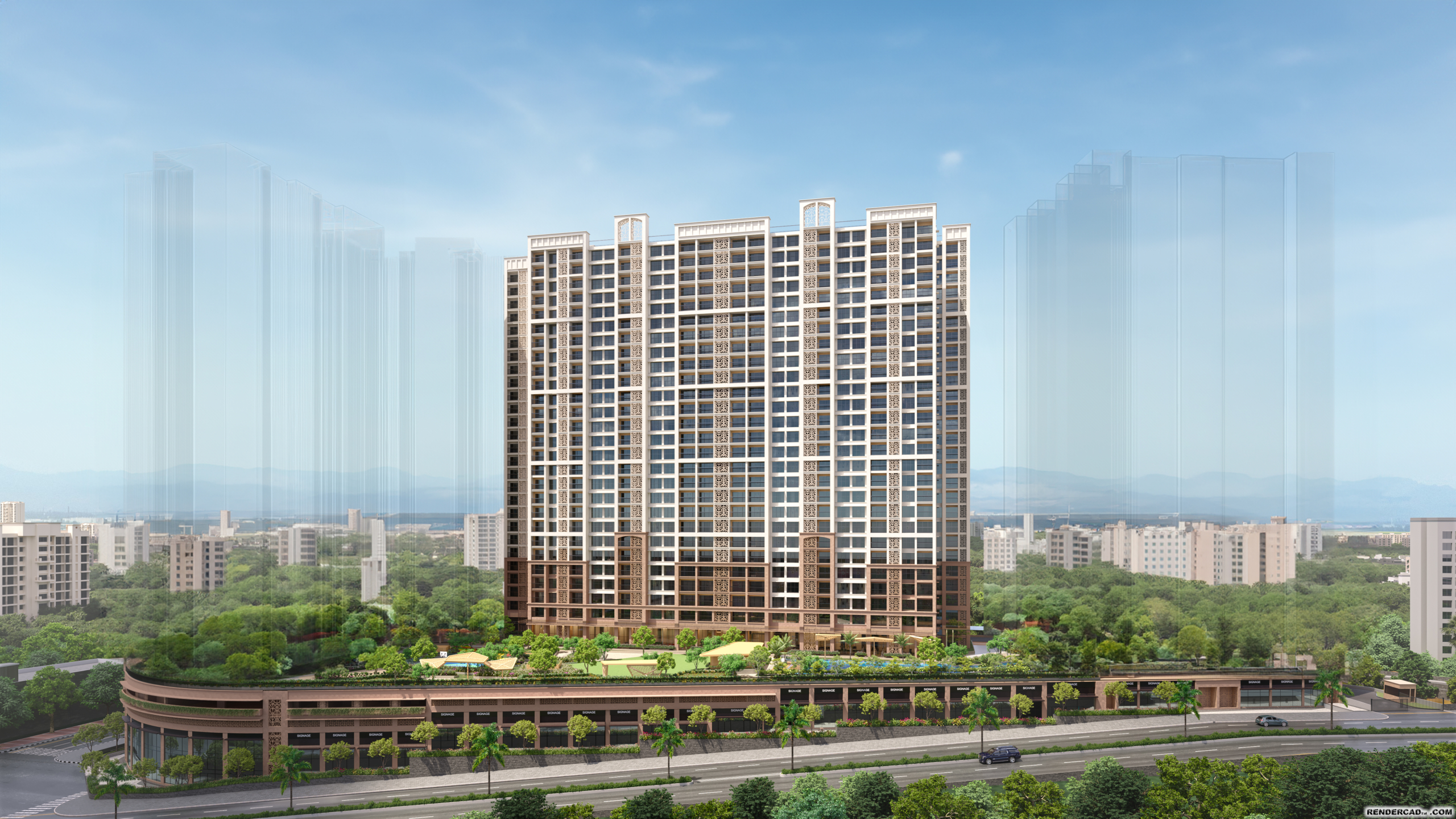 Raheja-Galaxy-NIBM-Pune-front-elevation